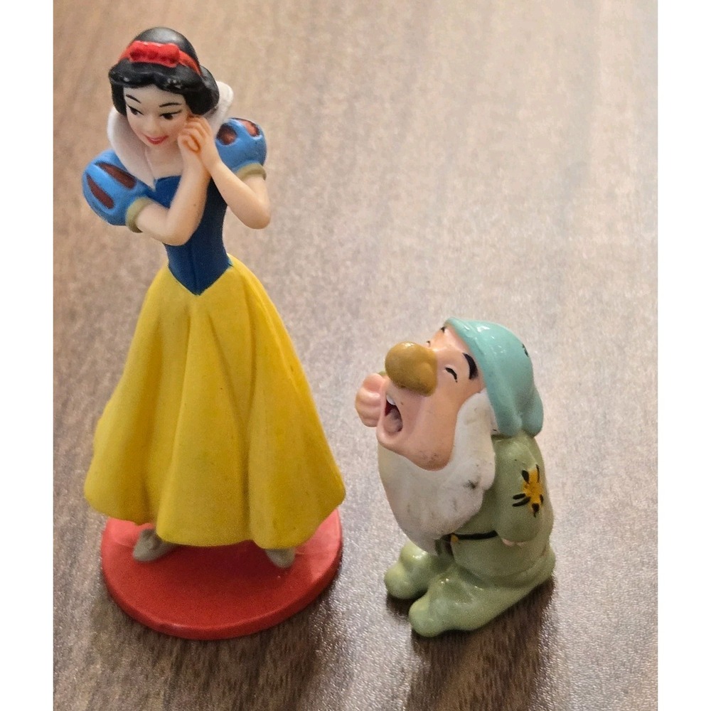 Disney Snow White and Sleepy Dwarf Collectible Figurines